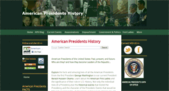 Desktop Screenshot of american-presidents-history.com